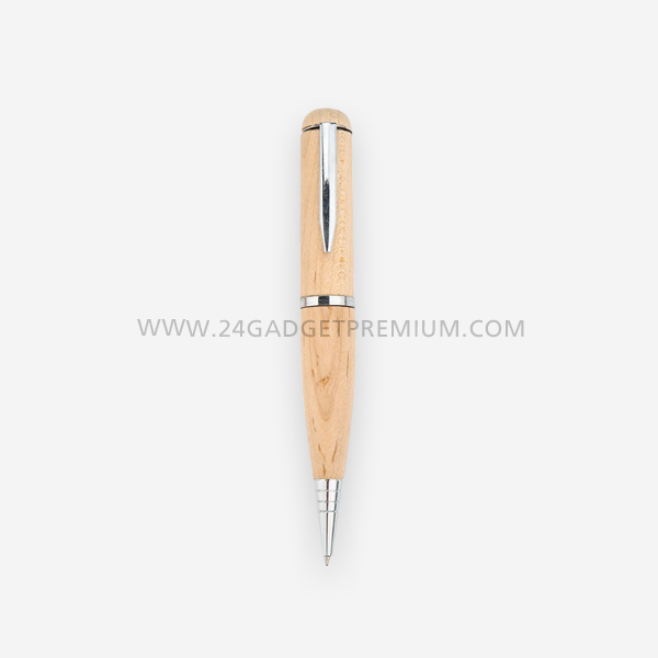 แฟลชไดร์ฟปากกาไม้ (Pen Flash Drive : WOODEN)
