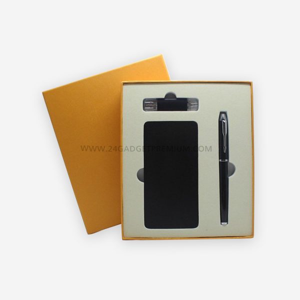 Gadget Gift Set 3 ชิ้น พรีเมี่ยม (พาวเวอร์แบงค์+แฟลชไดร์ฟ+ปากกา)