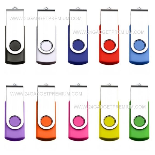 แฟลชไดร์ฟพลาสติก ฝาหมุน (USB Premium)
