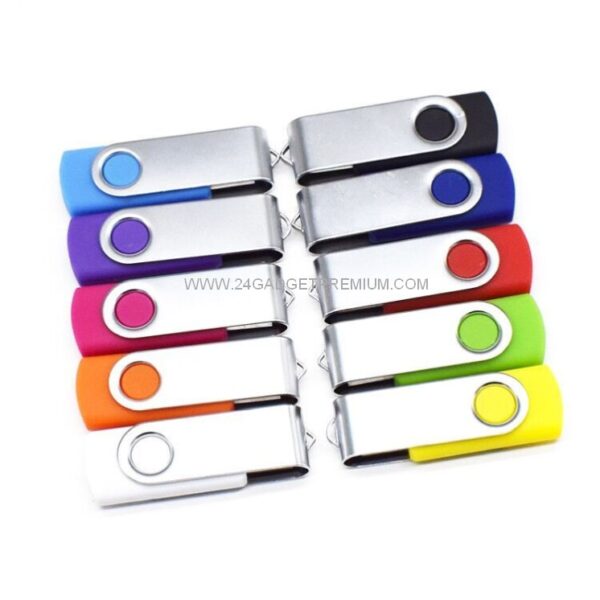 แฟลชไดร์ฟพลาสติก ฝาหมุน (USB Premium)
