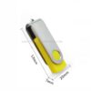 แฟลชไดร์ฟพลาสติก ฝาหมุน (USB Premium)