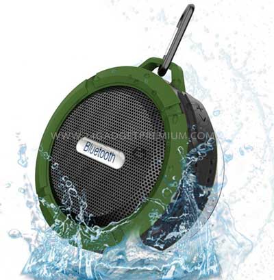 ลำโพงบลูทูธ+ที่คล้องพวงกุญแจ (Waterproof Bluetooth Speaker)