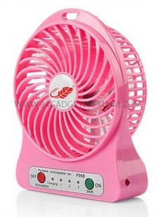 พัดลมพกพา ชาร์จไฟได้ (USB Mini Fan)
