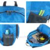 กระเป๋าเป้พับเก็บได้ สีพื้น (Folding Rusksack)