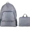 กระเป๋าเป้พับเก็บได้ สีพื้น (Folding Rusksack)