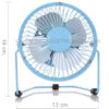 พัดลมตั้งโต๊ะขนาดเล็ก USB (Mini USB Fan)
