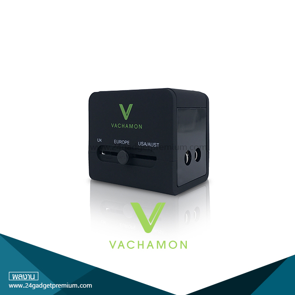 ปลั๊ก Universal Adapter USB 2 Port