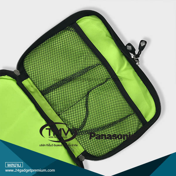 กระเป๋าเก็บสายชาร์จและอุปกรณ์ไอที สองช่องซิป 2tone (Grid IT Bag)