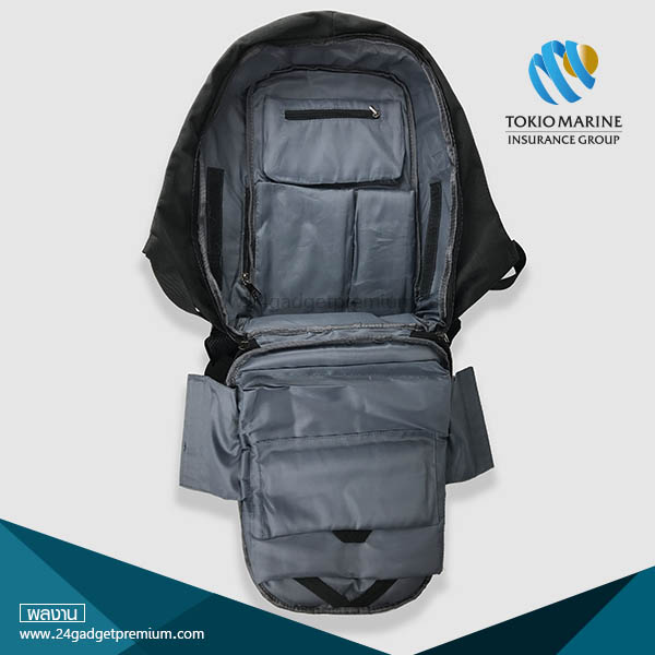 เป้ไอที โตเกียวมารีน 5 กระเป๋าเป้ไอทีสะพายหลัง พร้อมสาย USB (IT Backpack + USB Cable)